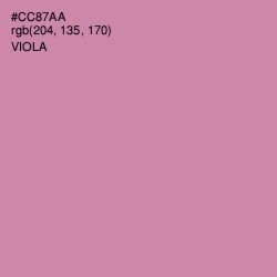 #CC87AA - Viola Color Image