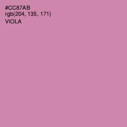 #CC87AB - Viola Color Image