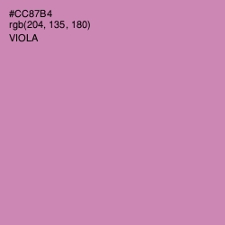 #CC87B4 - Viola Color Image