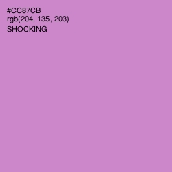 #CC87CB - Shocking Color Image