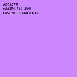 #CC87FE - Lavender Magenta Color Image