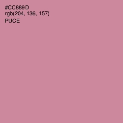 #CC889D - Puce Color Image