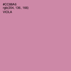 #CC88A6 - Viola Color Image