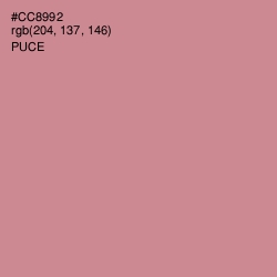 #CC8992 - Puce Color Image