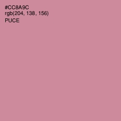 #CC8A9C - Puce Color Image