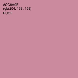 #CC8A9E - Puce Color Image