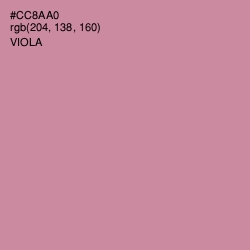 #CC8AA0 - Viola Color Image