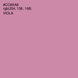 #CC8AA8 - Viola Color Image