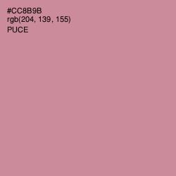 #CC8B9B - Puce Color Image