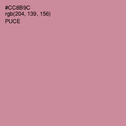 #CC8B9C - Puce Color Image