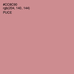 #CC8C90 - Puce Color Image