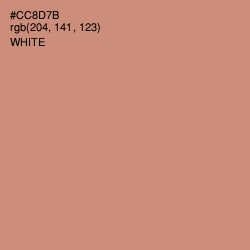 #CC8D7B - Burning Sand Color Image