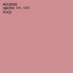 #CC8D93 - Puce Color Image