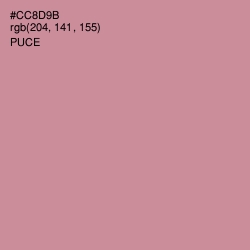 #CC8D9B - Puce Color Image