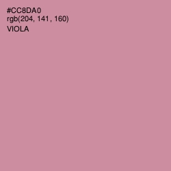 #CC8DA0 - Viola Color Image