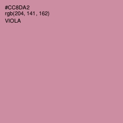 #CC8DA2 - Viola Color Image
