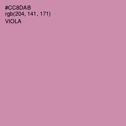 #CC8DAB - Viola Color Image