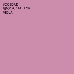 #CC8DAD - Viola Color Image