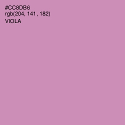 #CC8DB6 - Viola Color Image