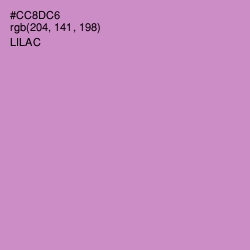 #CC8DC6 - Lilac Color Image