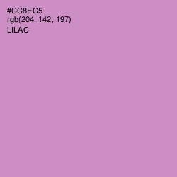 #CC8EC5 - Lilac Color Image
