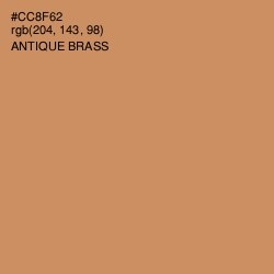 #CC8F62 - Antique Brass Color Image