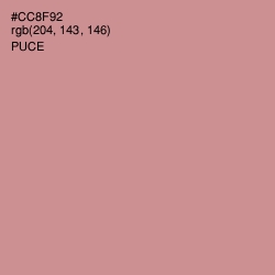 #CC8F92 - Puce Color Image