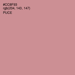 #CC8F93 - Puce Color Image