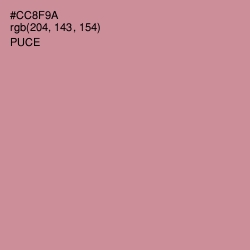 #CC8F9A - Puce Color Image