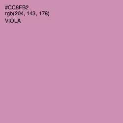 #CC8FB2 - Viola Color Image