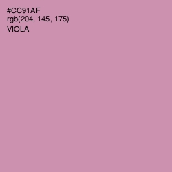 #CC91AF - Viola Color Image