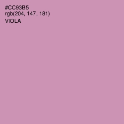 #CC93B5 - Viola Color Image