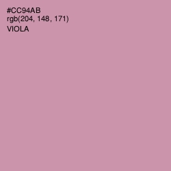 #CC94AB - Viola Color Image