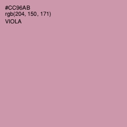 #CC96AB - Viola Color Image