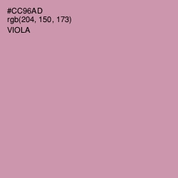 #CC96AD - Viola Color Image