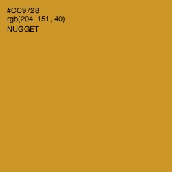 #CC9728 - Nugget Color Image