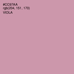 #CC97AA - Viola Color Image