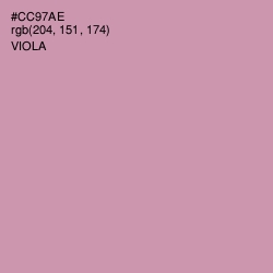 #CC97AE - Viola Color Image