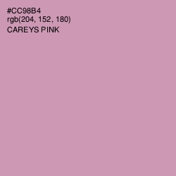 #CC98B4 - Careys Pink Color Image