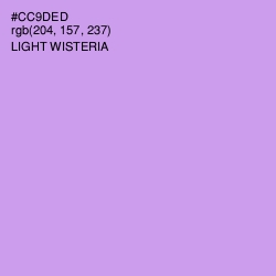 #CC9DED - Light Wisteria Color Image
