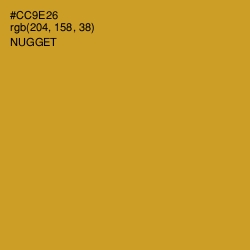 #CC9E26 - Nugget Color Image