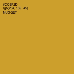 #CC9F2D - Nugget Color Image