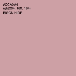 #CCA0A4 - Bison Hide Color Image