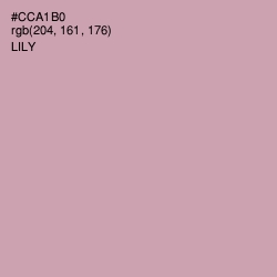 #CCA1B0 - Lily Color Image