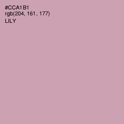 #CCA1B1 - Lily Color Image