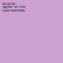 #CCA1D2 - Light Wisteria Color Image