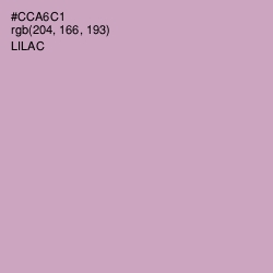 #CCA6C1 - Lilac Color Image