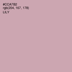 #CCA7B2 - Lily Color Image