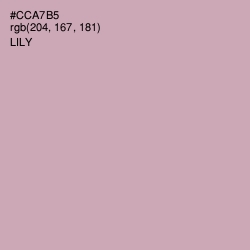 #CCA7B5 - Lily Color Image