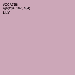 #CCA7B8 - Lily Color Image